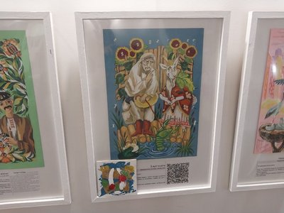 "Я стала більше малювати про Україну". У Сумах відкрилась друга виставка 10-річної художниці "Я стала більше малювати про Україну". У Сумах відкрилась друга виставка 10-річної художниці