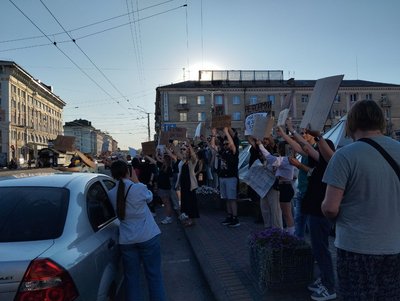 У Рівному другий день протестів проти закону №12414, який нівелює незалежність НАБУ та САП