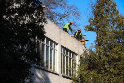 На Київщині перевірили відбудову двох навчальних закладів На Київщині перевірили відбудову двох навчальних закладів