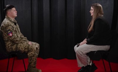 "Хлопці на передовій втомлюються": розмова з майором 104 бригади Андрієм Дудчаком "Хлопці на передовій втомлюються": розмова з майором 104 бригади Андрієм Дудчаком