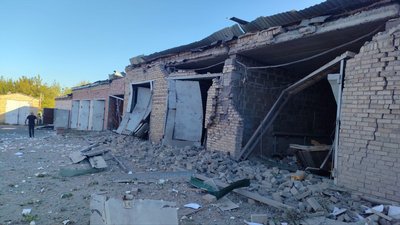 Армія РФ повністю зруйнувала будівлю міськгазу у Костянтинівці Армія РФ повністю зруйнувала будівлю міськгазу у Костянтинівці