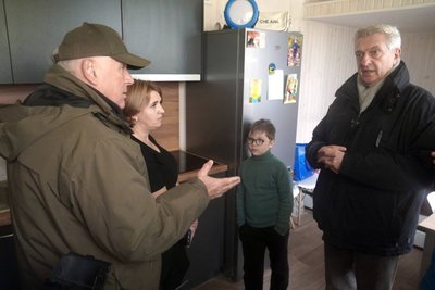 У модульне містечко на Сумщині заїхали перші мешканці. Фото
