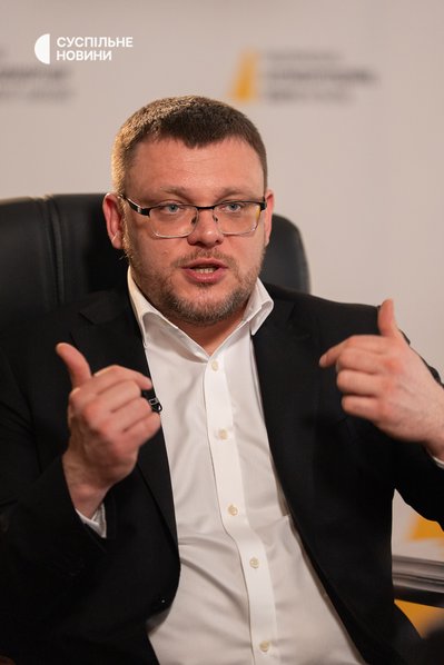 Директор Національного антикорупційного бюро України (НАБУ) Семен Кривонос під час інтервʼю Суспільному, Київ, 25 лютого 2026 року. Директор Національного антикорупційного бюро України (НАБУ) Семен Кривонос під час інтервʼю Суспільному, Київ, 25 лютого 2026 року.