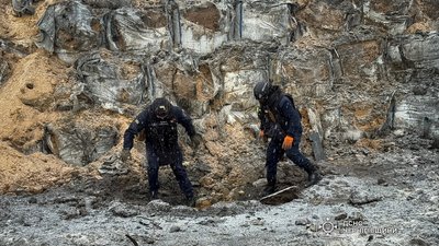 Після російської атаки на Ніжинський район сапери ДСНС виявили уламки БпЛА