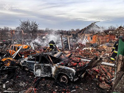 Вранці 6 березня РФ атакувала Слатине на Харківщині Вранці 6 березня РФ атакувала Слатине на Харківщині