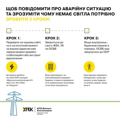 Відключення світла на Донеччині Відключення світла на Донеччині