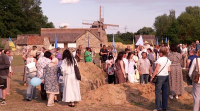 У "Пирогові" з'явиться експозиція "Кримськотатарська садиба": заклали фундамент першої оселі У "Пирогові" з'явиться експозиція "Кримськотатарська садиба": заклали фундамент першої оселі