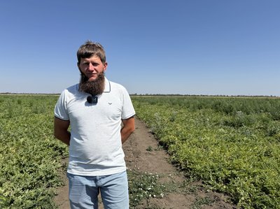 Голова фермерського господарства Дмитро Ільяш