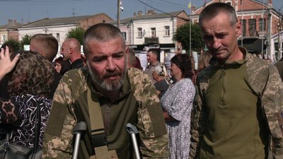 Побратими загиблого бійця Побратими загиблого бійця