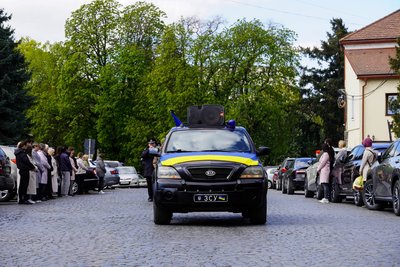В Ужгороді попрощалися із захисником Тарасом Балогою В Ужгороді попрощалися із захисником Тарасом Балогою