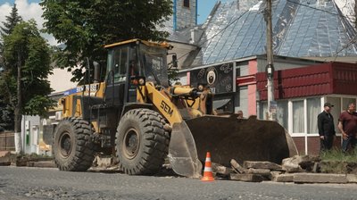 Ремонт дороги, М19, Теребовля, Тернопільщина, 8 червня 2026 року Ремонт дороги, М19, Теребовля, Тернопільщина, 8 червня 2026 року