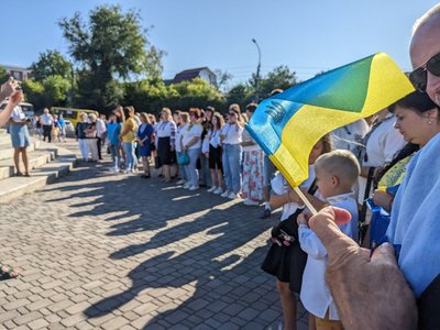 "Особливе відчуття єднання": Умані розгорнули 50-метровий прапор "Особливе відчуття єднання": Умані розгорнули 50-метровий прапор