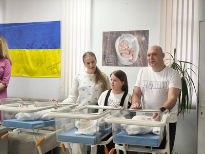 Вперше за рік у Чернівцях в обласному перинатальному центрі народилася трійня Вперше за рік у Чернівцях в обласному перинатальному центрі народилася трійня
