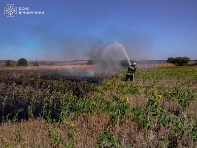 На Вінниччині під час пожежі загинув чоловік На Вінниччині під час пожежі загинув чоловік
