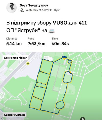Біг, що говорить: як GPS-маршрути Всеволода Севастьянова стають голосом благодійності Біг, що говорить: як GPS-маршрути Всеволода Севастьянова стають голосом благодійності