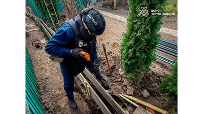 На Чернігівщині сапери ДСНС вилучили гранату часів Другої світової війни На Чернігівщині сапери ДСНС вилучили гранату часів Другої світової війни