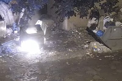 Підпалені сміттєві контейнери ТОВ "Укрвторресурси-Буковина" у Чернівцях