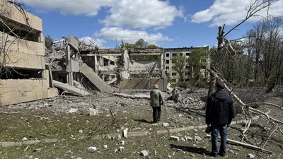 Наслідки обстрілу Костянтинівка Донецька область 28 квітня 2025 рік Наслідки обстрілу Костянтинівка Донецька область 28 квітня 2025 рік