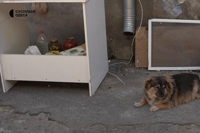 Готують їсти на вогні: як живуть мешканці пошкодженого внаслідок атаки РФ будинку в Одесі Готують їсти на вогні: як живуть мешканці пошкодженого внаслідок атаки РФ будинку в Одесі