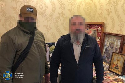 СБУ затримала організатора проросійських провокацій в Києво-Печерській лаврі СБУ затримала організатора проросійських провокацій в Києво-Печерській лаврі
