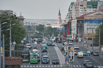 Міський пейзаж Харкова
