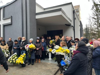 Прощання з журналістом Олегом Снітовським, Тернопільщина, січень 2025 Прощання з журналістом Олегом Снітовським, Тернопільщина, січень 2025