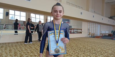 Тернополянка стала чемпіонкою України зі спортивної гімнастики, Єва Збараська, спорт, гімнастика, 31 березня 2026 року Тернополянка стала чемпіонкою України зі спортивної гімнастики, Єва Збараська, спорт, гімнастика, 31 березня 2026 року