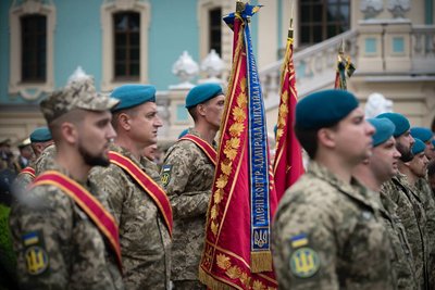 Морські піхотинці 36-ї бригади під час нагородження Морські піхотинці 36-ї бригади під час нагородження
