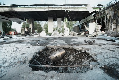 Бойовий дрон влучив по АЗС у Слобідському районі Харкова: є загибла людина та постраждалі Бойовий дрон влучив по АЗС у Слобідському районі Харкова: є загибла людина та постраждалі