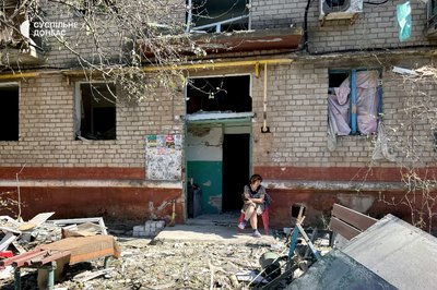 «Моє щастя, що з горла вилетів уламок»: жителі Краматорська про авіаудар «Моє щастя, що з горла вилетів уламок»: жителі Краматорська про авіаудар