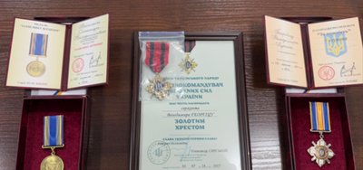 На Полтавщині посмертно нагородили воїнів Олександра Василенка та Володимира Георгіцу На Полтавщині посмертно нагородили воїнів Олександра Василенка та Володимира Георгіцу