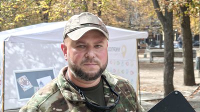 Боєць підрозділу Сил протиповітряної оборони Євген Білоусов Боєць підрозділу Сил протиповітряної оборони Євген Білоусов