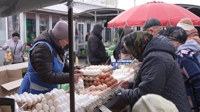 Ціни на продукти до великоднього кошика, тернопільський ринок, 7 квітня 2026 року