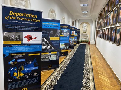 Виставка КРЦ у стінах Українського державного університета імені Михайла Драгоманова Виставка КРЦ у стінах Українського державного університета імені Михайла Драгоманова