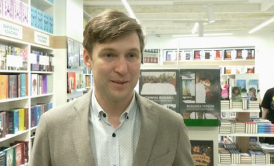 Дмитро Хоркін під час презентації книги Дмитро Хоркін під час презентації книги