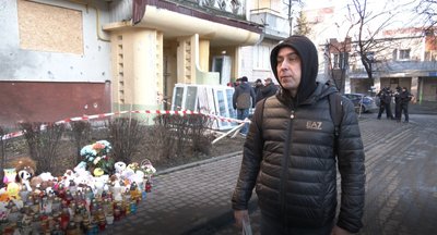 Андрій Цісецький, заміна вікон, ракетний удар, 24 листопада 2025, Тернопіль Андрій Цісецький, заміна вікон, ракетний удар, 24 листопада 2025, Тернопіль