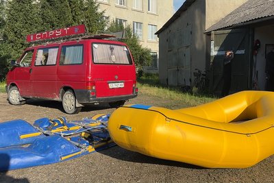 Спорядження команди "Новоселиця-Спрут" для тренувань на воді Спорядження команди "Новоселиця-Спрут" для тренувань на воді