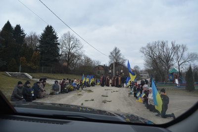 Петро Алексеєв, похорон, зустріч тіла