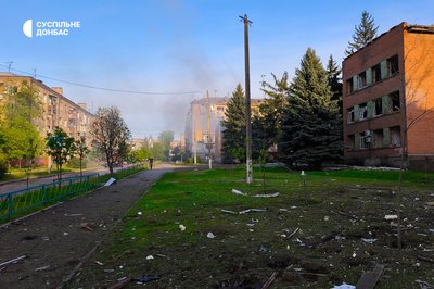 Бомби вдарили по центру Краматорська 5 травня: який вигляд мають місця ударів