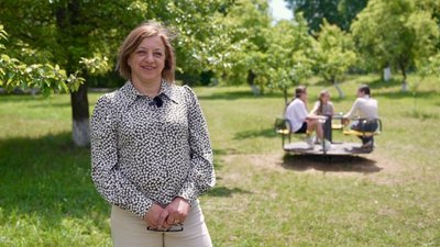 Староста села Жизномир Марія Іванців, відкрили спортивний майданчик, Жизномир, Тернопільщина, 9 червня 2026 року Староста села Жизномир Марія Іванців, відкрили спортивний майданчик, Жизномир, Тернопільщина, 9 червня 2026 року