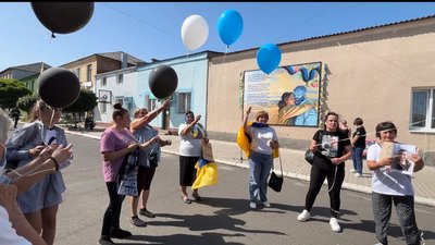 Банер зниклим безвісти відкрили у Володимирці Банер зниклим безвісти відкрили у Володимирці