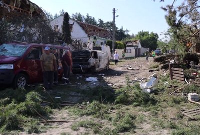 Наслідки російського удару по Задонецькому Зміївської громади Наслідки російського удару по Задонецькому Зміївської громади