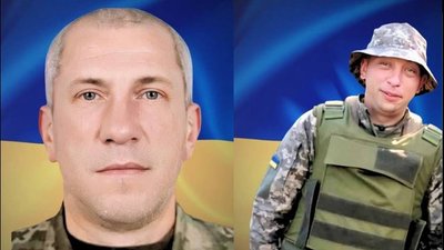 Військові Сергій Шудрій та Євген Лобачов Військові Сергій Шудрій та Євген Лобачов