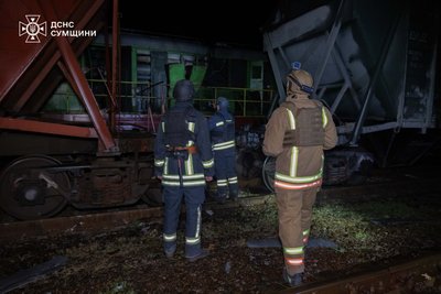 Російський безпілотник вдарив по залізничній станції в Сумах Російський безпілотник вдарив по залізничній станції в Сумах