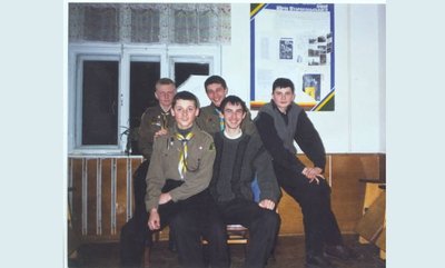 пластуни, Андрій Буда, Віталій Дерех, Віктор Гурняк пластуни, Андрій Буда, Віталій Дерех, Віктор Гурняк
