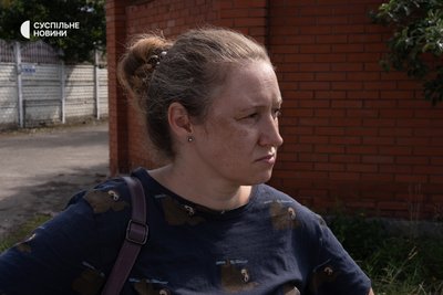 Тетяна, місцева жителька села на Київщині, по якому армія РФ вдень 24 липня 2026 року вдарила балістичними ракетами Тетяна, місцева жителька села на Київщині, по якому армія РФ вдень 24 липня 2026 року вдарила балістичними ракетами