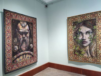 Рустам Давлетов, розписані килими Рустам Давлетов, розписані килими