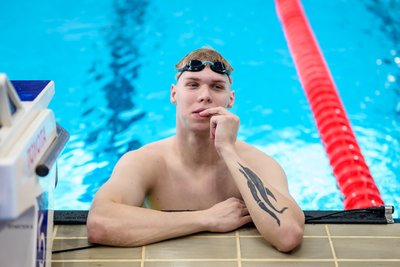 Українець Андрій Трусов на тренуванні перед чемпіонатом світу-2025 з параплавання Українець Андрій Трусов на тренуванні перед чемпіонатом світу-2025 з параплавання
