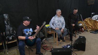 Хмельницький гурт "Станза" проводить репетицію перед гастрольним туром містами України, березень-2024 Хмельницький гурт "Станза" проводить репетицію перед гастрольним туром містами України, березень-2024