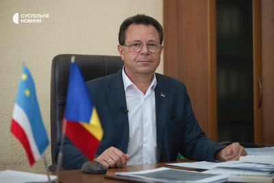 Заступник голови Національних зборів Гагаузії Георгій Лейчу, Комрат, 23 вересня 2025 року Заступник голови Національних зборів Гагаузії Георгій Лейчу, Комрат, 23 вересня 2025 року